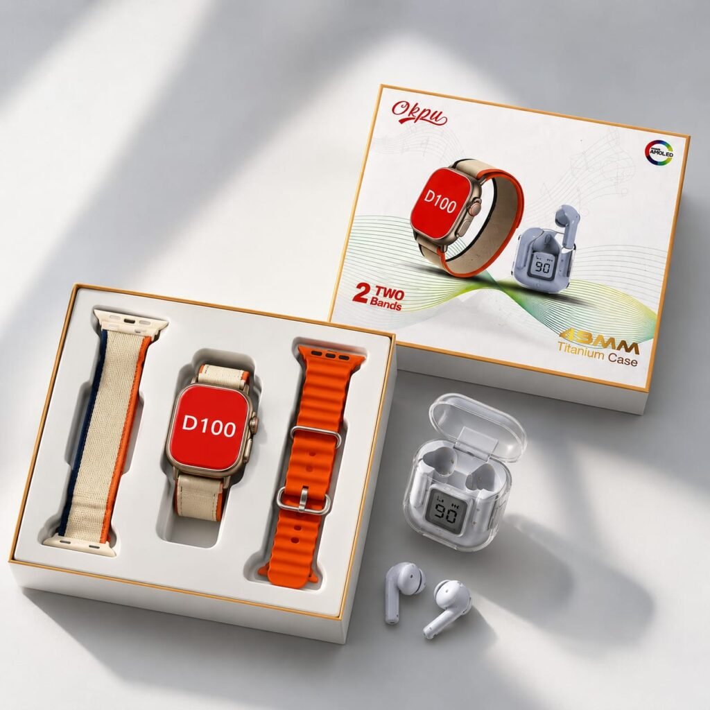 Montre Connectée avec Écouteurs Intégrés