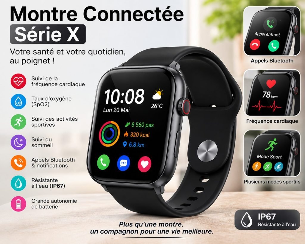 Montre connectée Série X