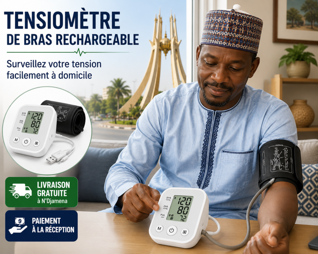 Tensiomètre de bras rechargeable