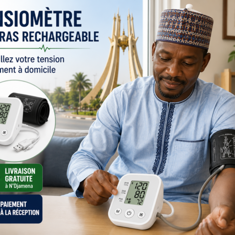 Tensiomètre de bras rechargeable