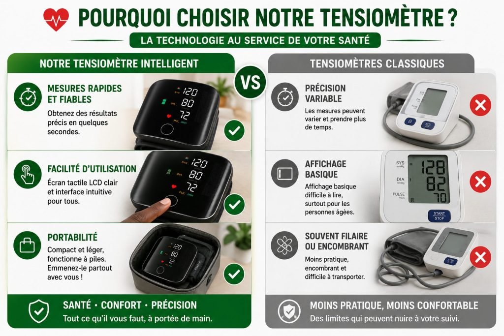 Tensiomètre numérique au bras
