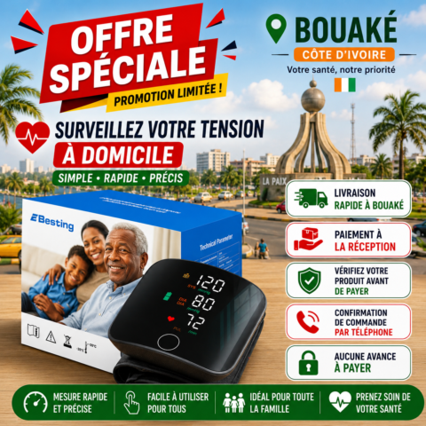 Tensiomètre Électronique — Suivez votre tension à la maison